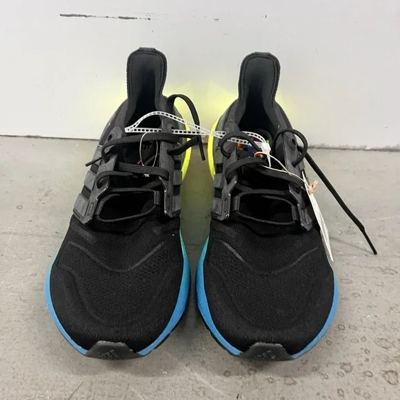 Adidas‎ UltraBoost 22 Men's Black Blue Yellow Green Running Shoes GV8829 Size 10 - Picture 6 of 8